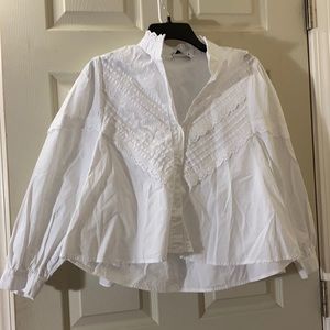 White Zara dressy shirt